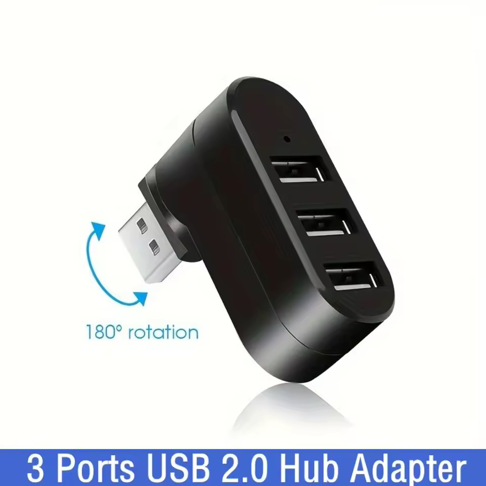 Mac Laptop Accessories - محور USB 2.0 3 منافذ 180