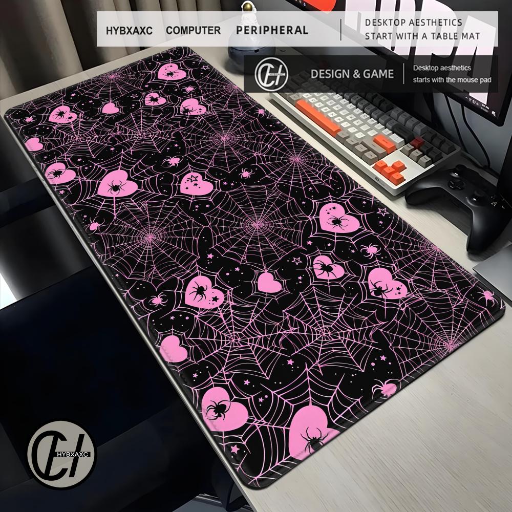 Laptop Accessories Pink - لوحة ماوس مكتبية 90×40 سم بتصميم