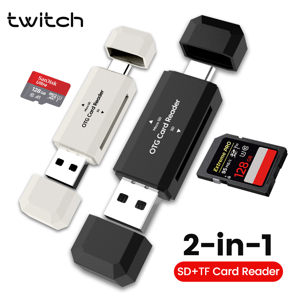 Laptop Accessories For Programmers - قارئ بطاقات 2 في 1 من