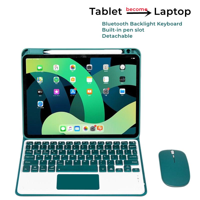 حافظة لوحة مفاتيح بإضاءة خلفية - مراجعة Laptop Accessories Combo وسعره