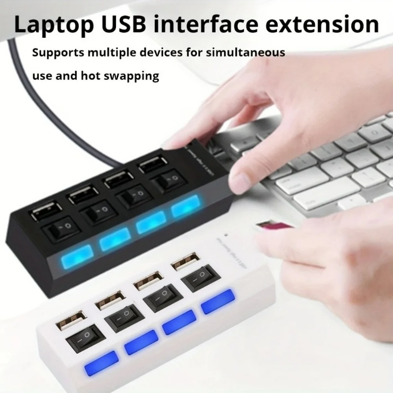 موزع USB 2.0 بـ 4/7 منافذ مع م - مراجعة Laptop Accessories For Programmers وسعره
