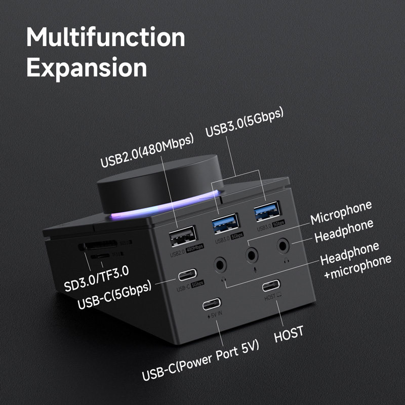 Hagibis مقبض USB C Hub مع أزرا - مراجعة Mac Laptop Accessories وسعره