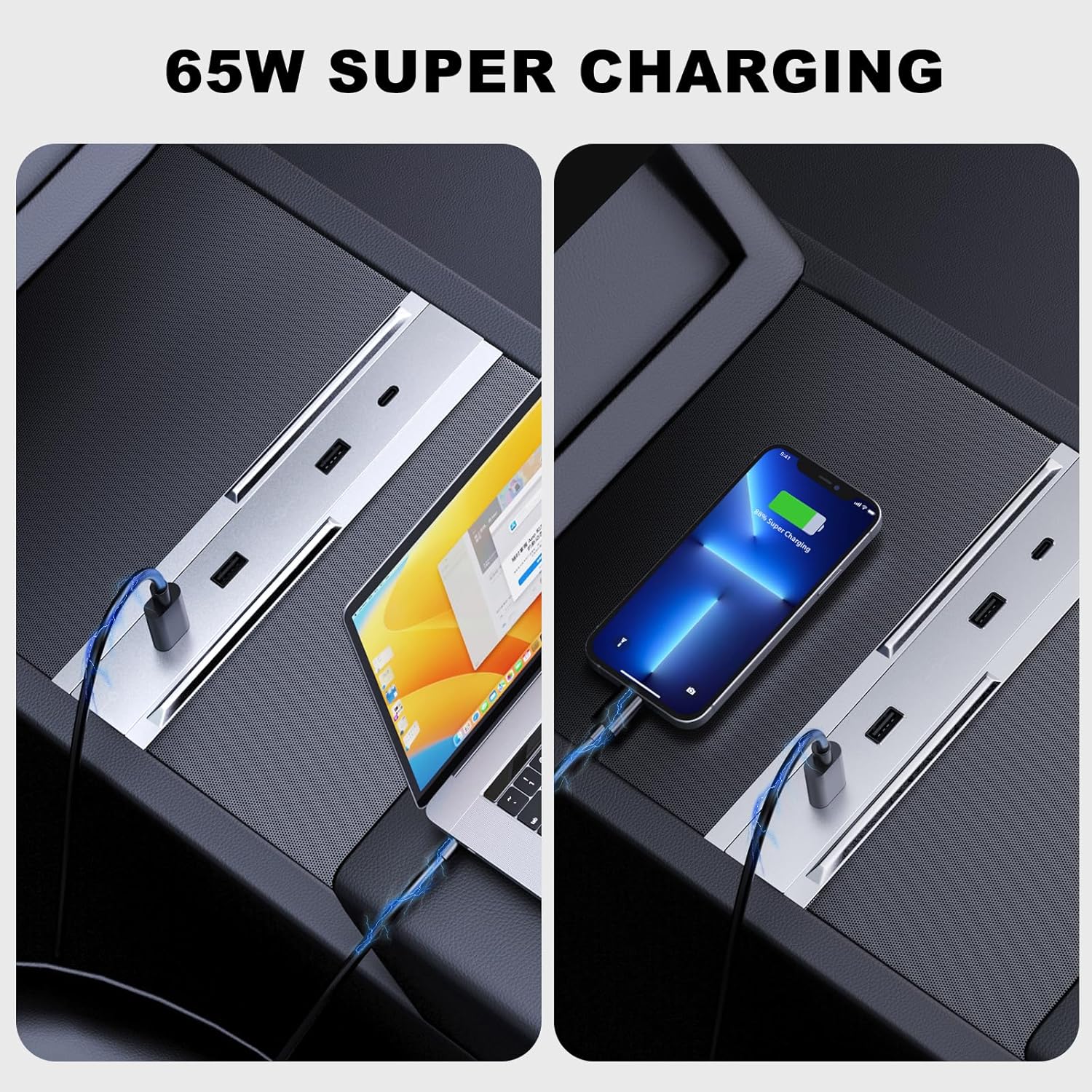 محطة شحن سريعة 27W-65W مع موزع - مراجعة Usb C Docking Hub وسعره