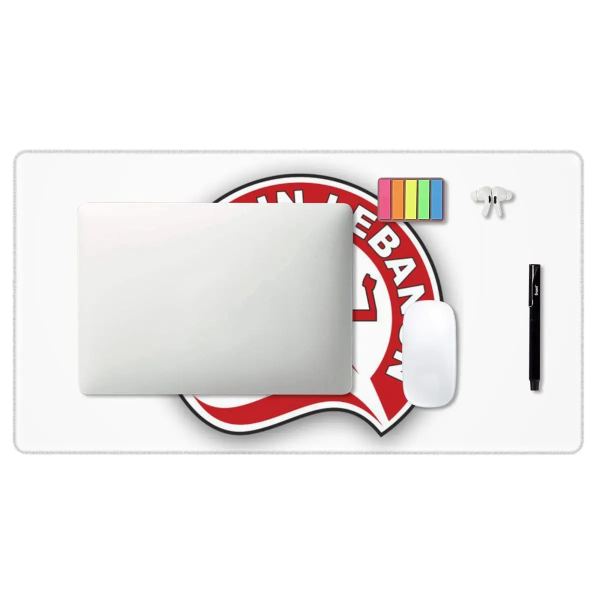 لوحة ماوس كبيرة بتصميم علم لبن - مراجعة Laptop Accessories Lebanon وسعره