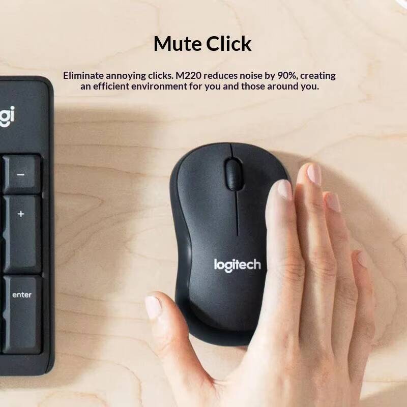 ماوس لاسلكي لوجيتك M220، نقرات - مراجعة Laptop Accessories Design وسعره