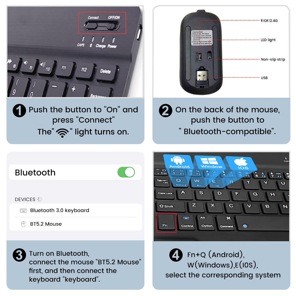 لوحة مفاتيح لاسلكية وماوس ، بل - مراجعة Laptop Accessories Combo وسعره
