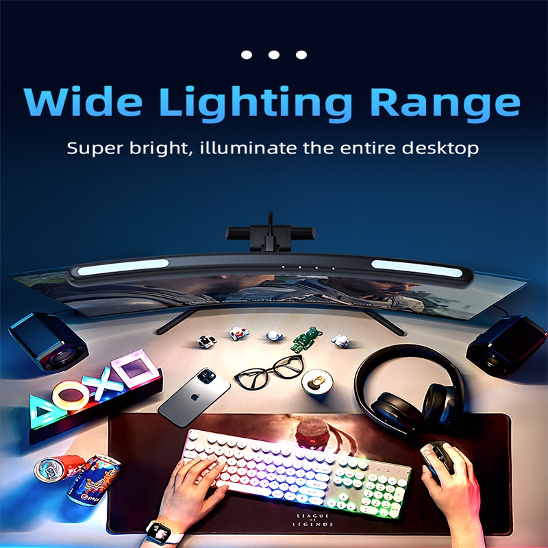 شريط إضاءة شاشة LED منحني Rgb  - مراجعة Laptop Accessories Rgb وسعره