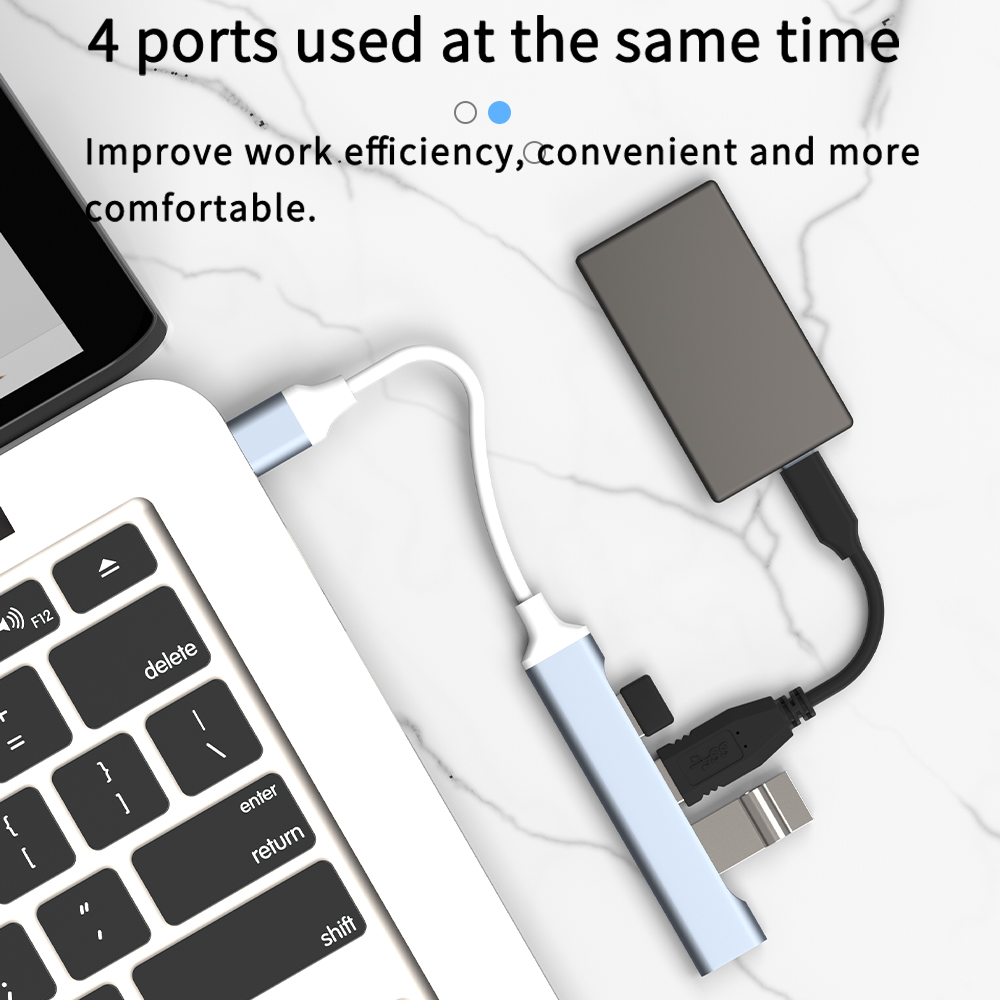USB C HUB 3.0 نوع C 3.1 3/4 من - مراجعة Mac Laptop Accessories وسعره