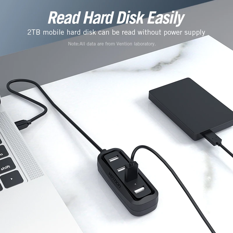 Vention-محور USB مع جهاز تقسيم - مراجعة Mac Laptop Accessories وسعره