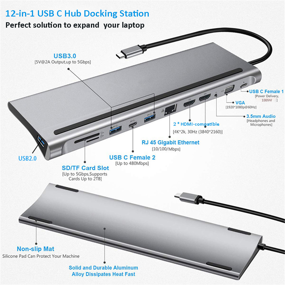 محطة إرساء متعددة المنافذ MZX  - مراجعة Mac Laptop Accessories وسعره