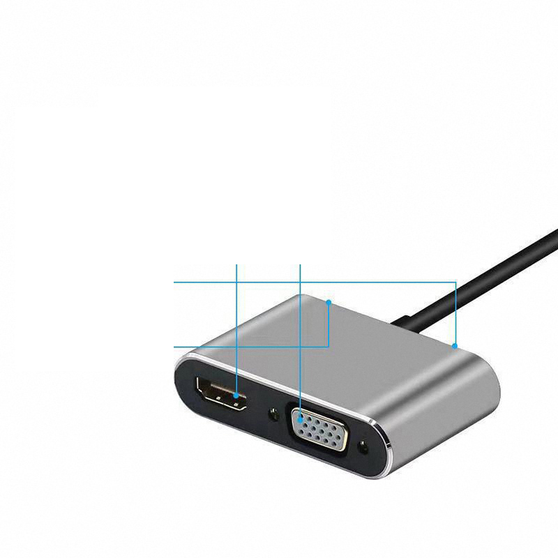 محول USB نوع C إلى VGA بدقة 4K - مراجعة Usb C Docking Hub وسعره