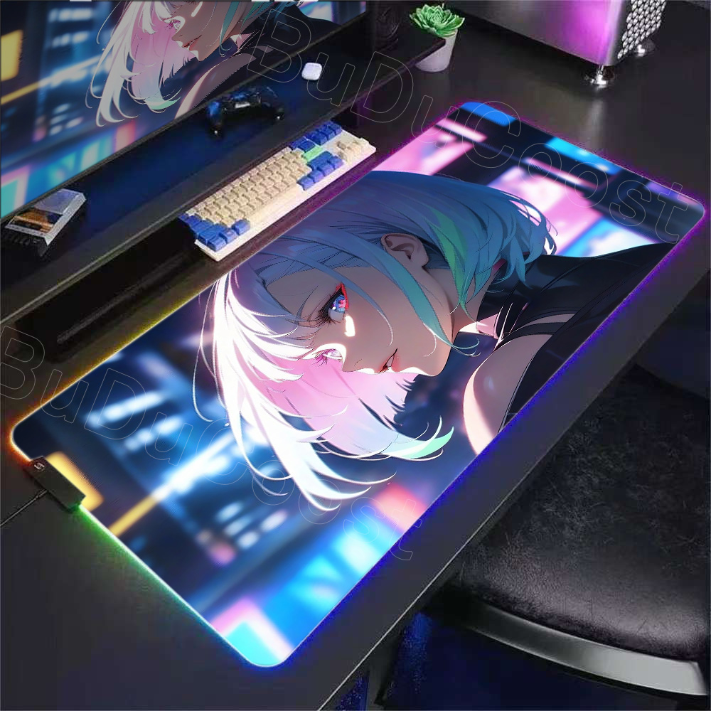 HD أنيمي فتاة ماوس الوسادة RGB - مراجعة Laptop Accessories Rgb وسعره