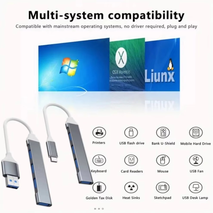 موزع USB 4 في 1، موزع USB-C بـ - مراجعة Mac Laptop Accessories وسعره