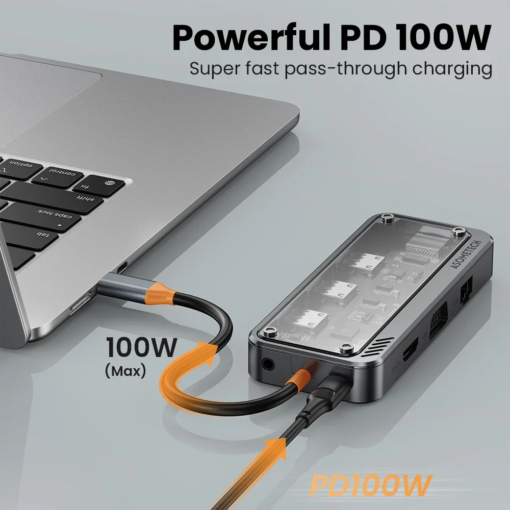 10 في 1 محور Usb 3.0 نوع C إلى - مراجعة Mac Laptop Accessories وسعره