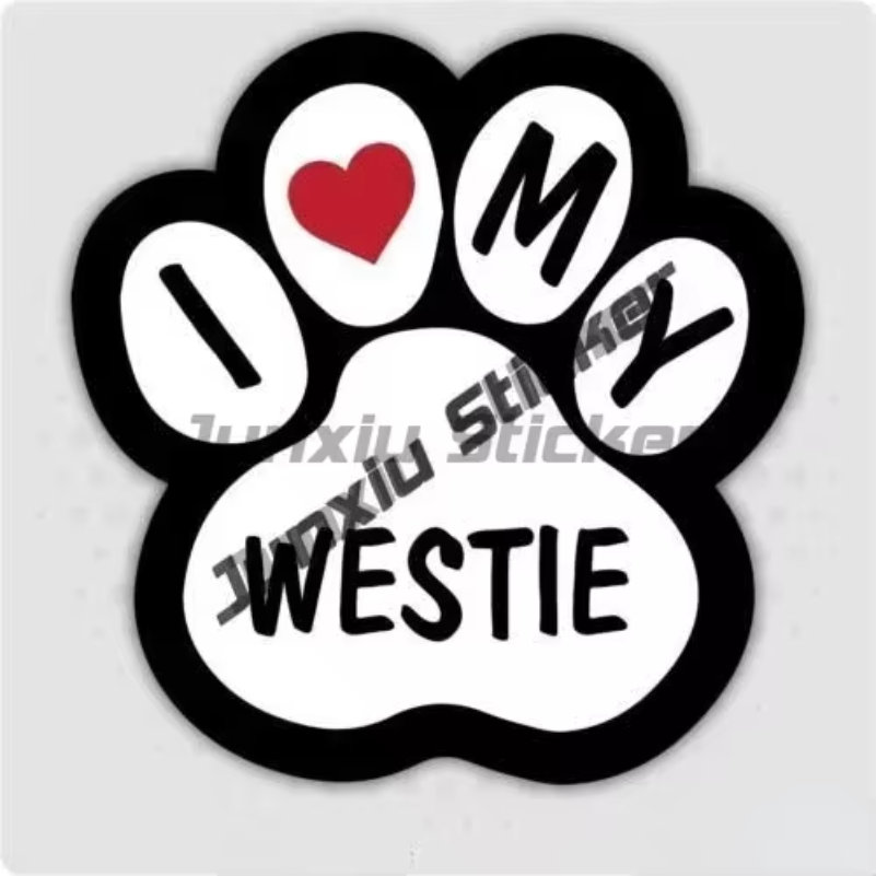 ملصق Westie I Love My Westie م - مراجعة Laptop Accessories Brand وسعره