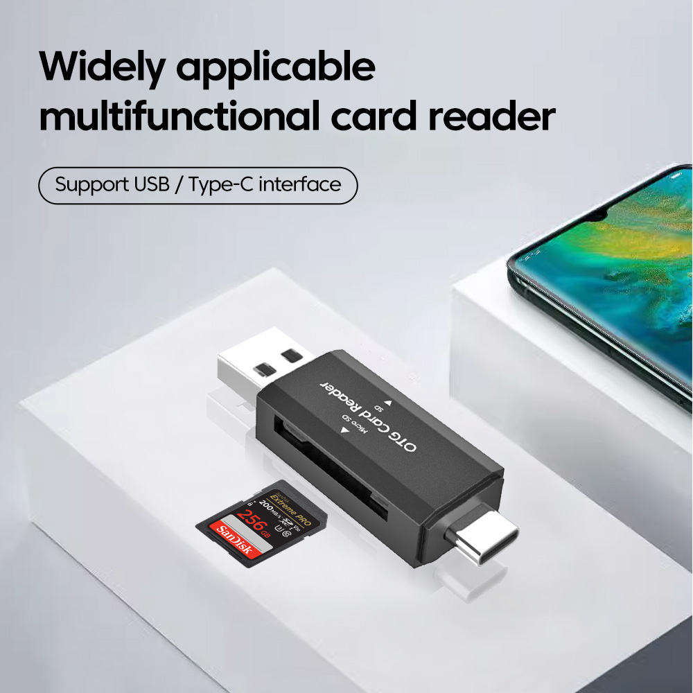 2-in-1 USB2.0 قارئ بطاقات SD T - مراجعة Laptop Accessories For Programmers وسعره